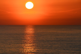 Naplemente az Adriai-tengeren