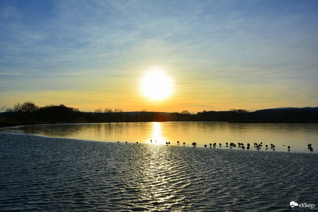 Jegesedés a kőszegi Abért-tónál 01.01.