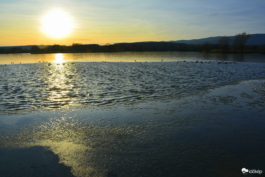 Jegesedés a kőszegi Abért-tónál 01.01.