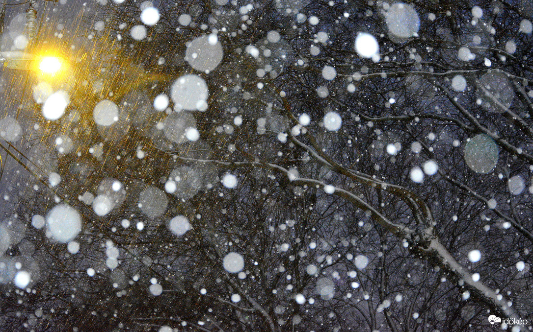 Intenzív havazás Szombathelyen 02.20.