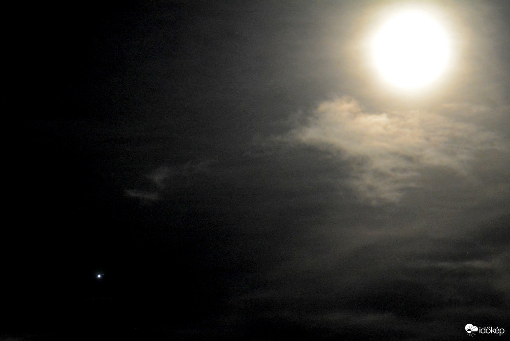 Jupiter Hold együttállás 10.28.