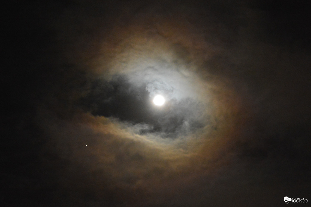 Jupiter, Hold együttállása és holdkoszorú 10.28.