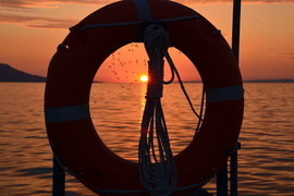 Napkelte Balatongyörökön 08.28.