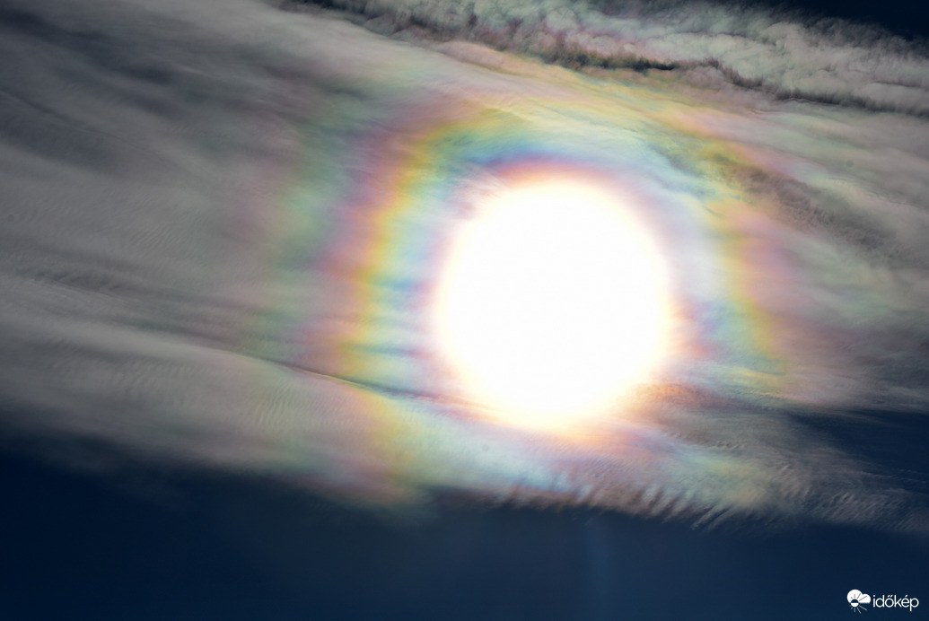 Napkoszorú ma délelőtt Szombathely felett 10.08.