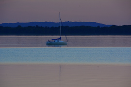 Csodálatos alkonyati színek a Balatonon 05.31.