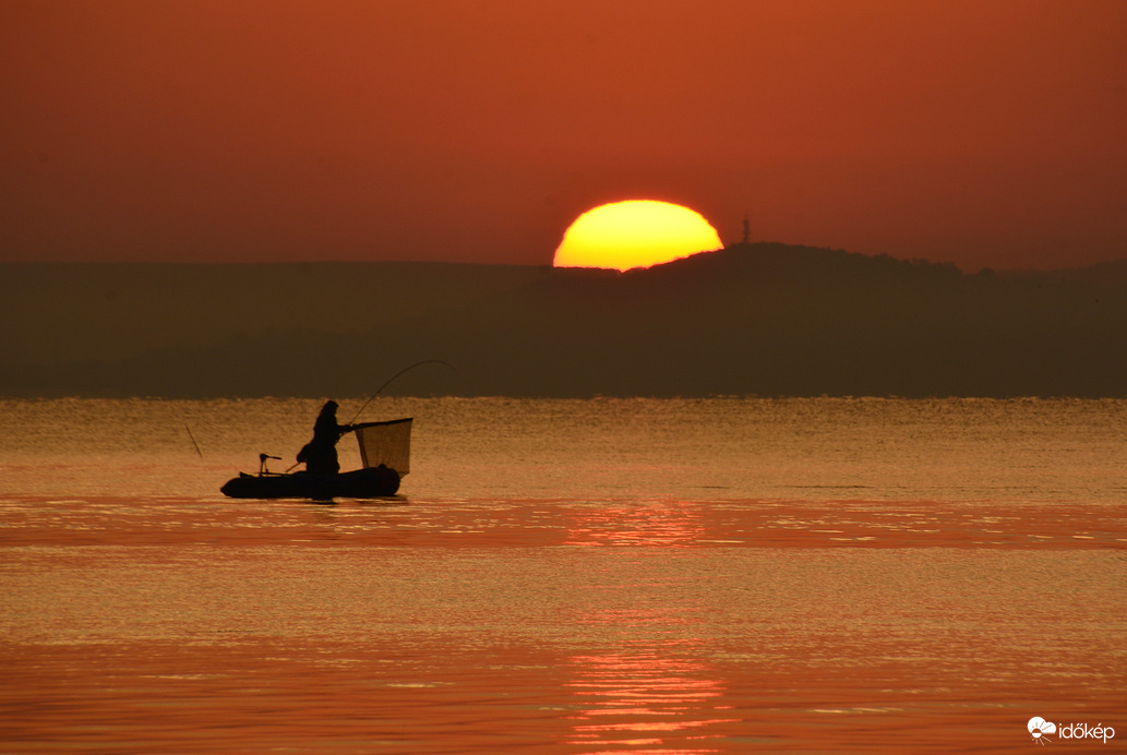 Szeptember végi napkelte a Balatonon 09.30.