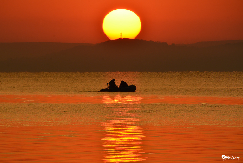 Szeptember végi napkelte a Balatonon 09.30.