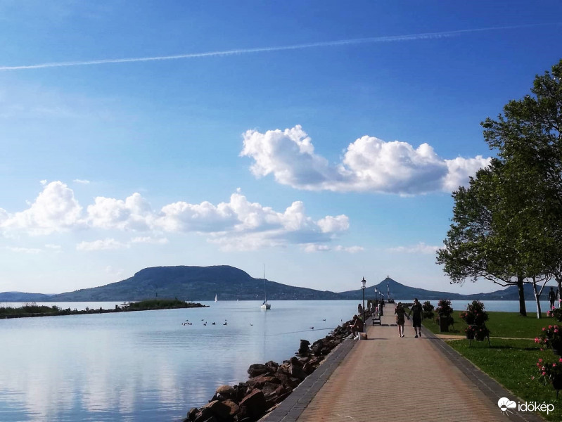 Reggeli séta a mólón