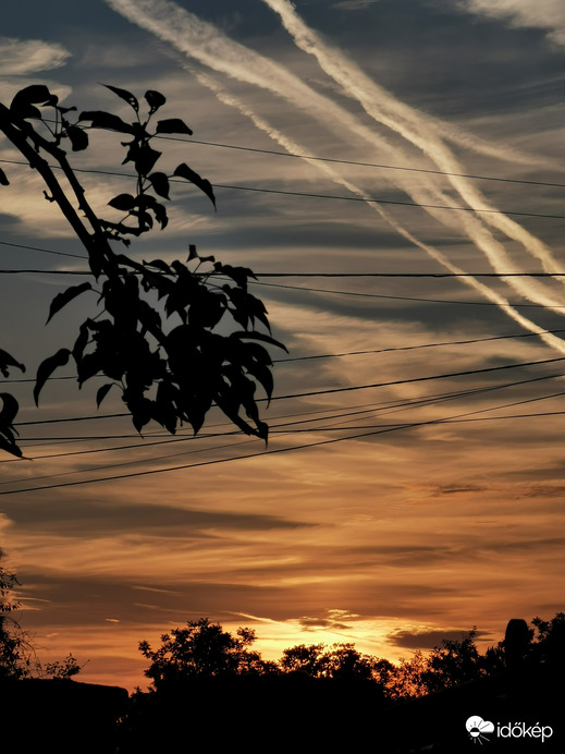 Eső utáni naplemente...