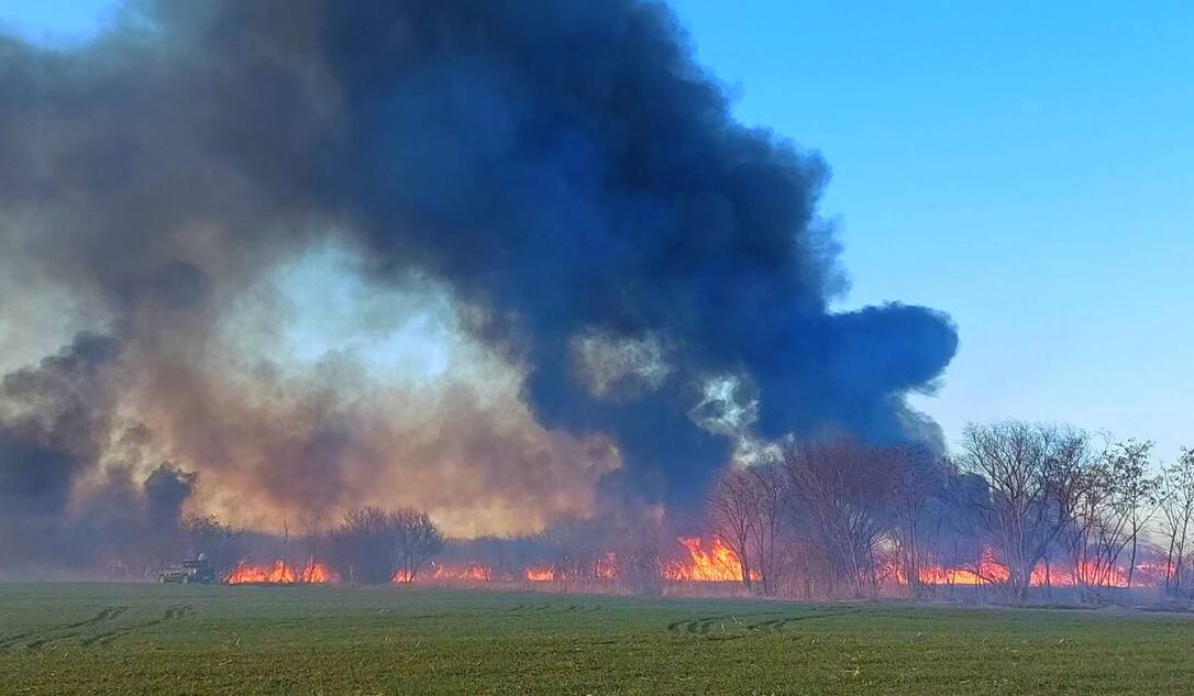 Nádastűz Egyek határában