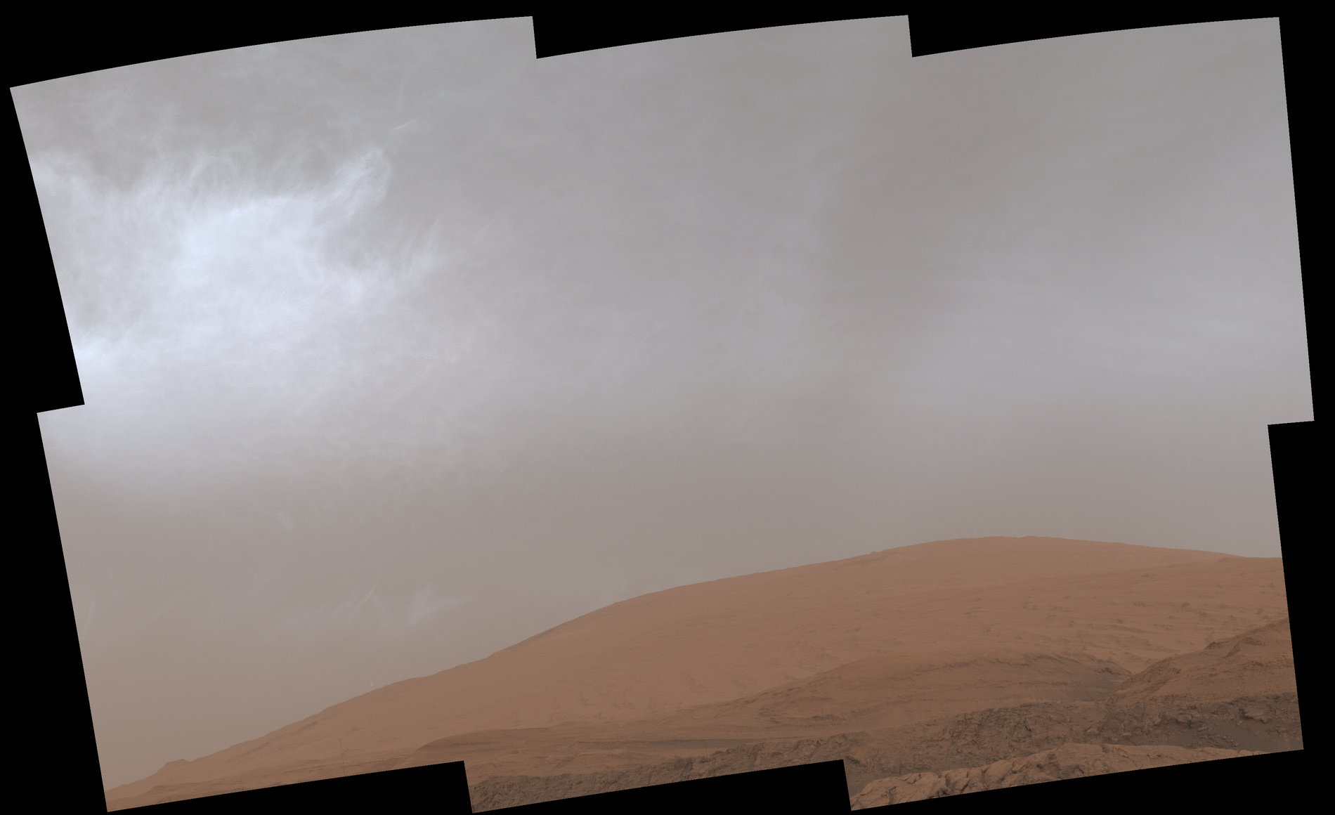 Mars - felhők
