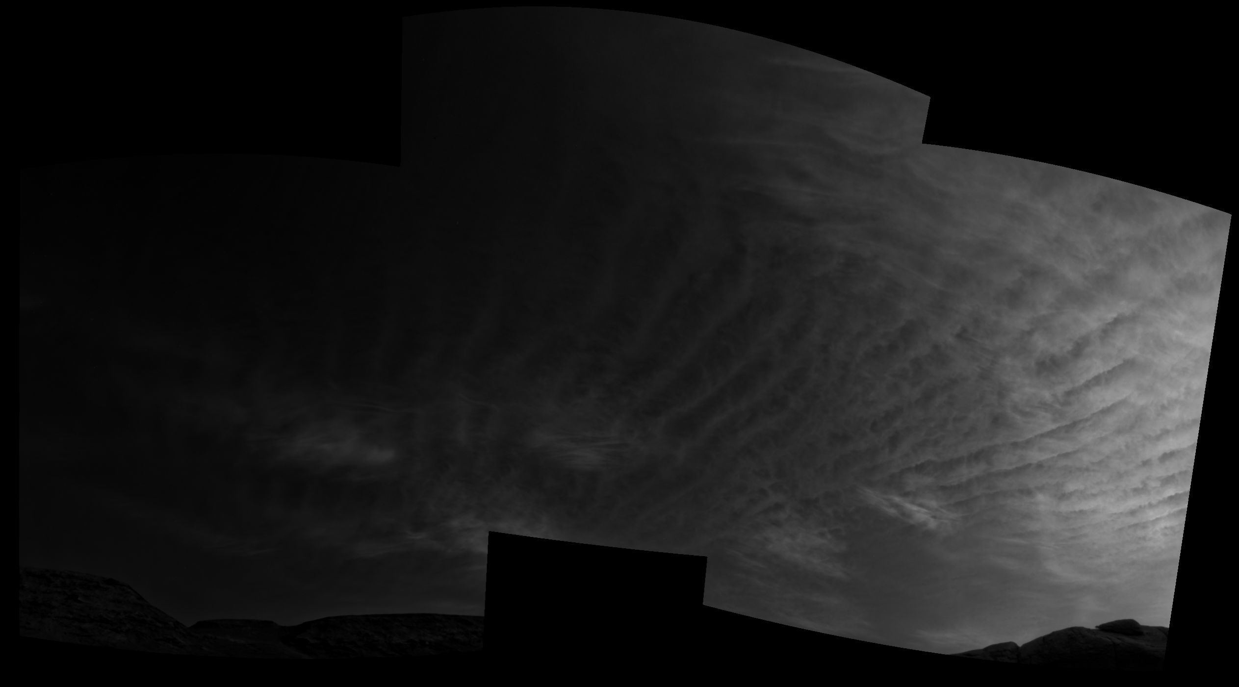 Mars - felhők