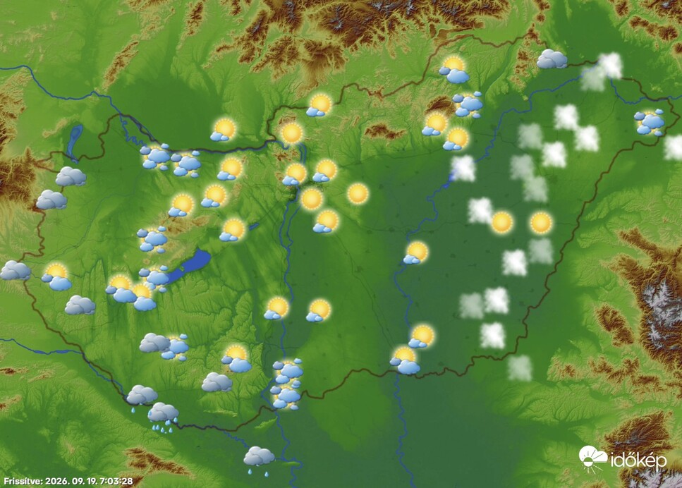 Időkép térkép