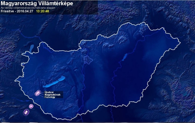 Villámtérkép