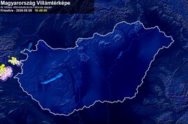 Időkép villámtérkép