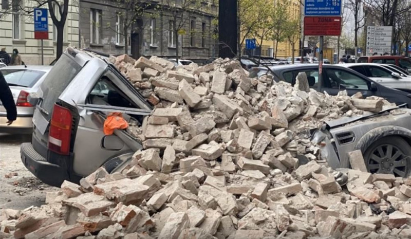 Földrengés Zágrábban