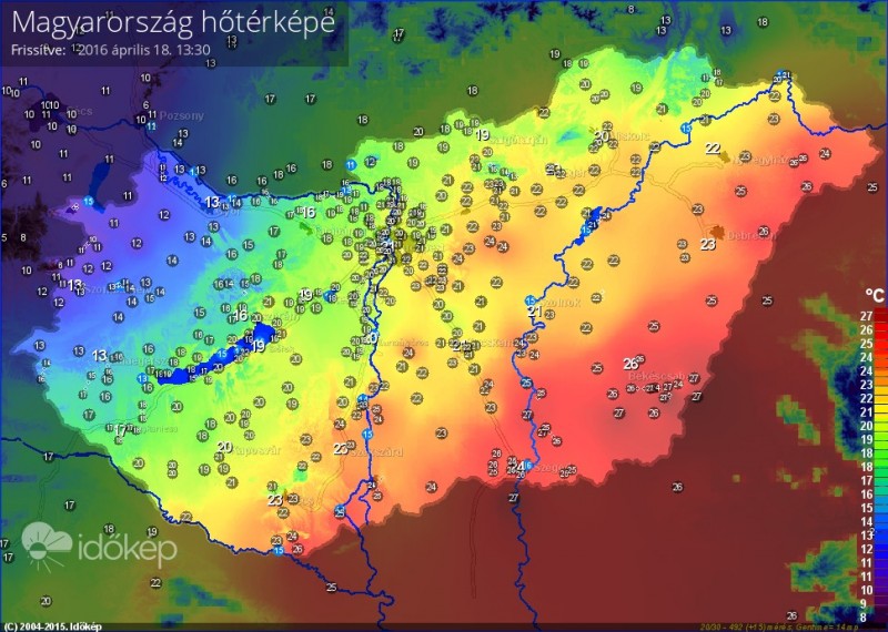 Hőmérsékleti kontraszt