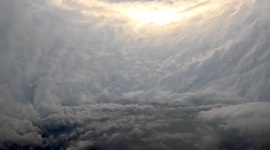 A Melissa hurrikán szeme