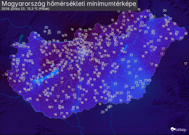 Trópusi éjszakát tudhatunk a hátunk mögött