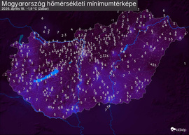 Fagyosan indult a hétvége