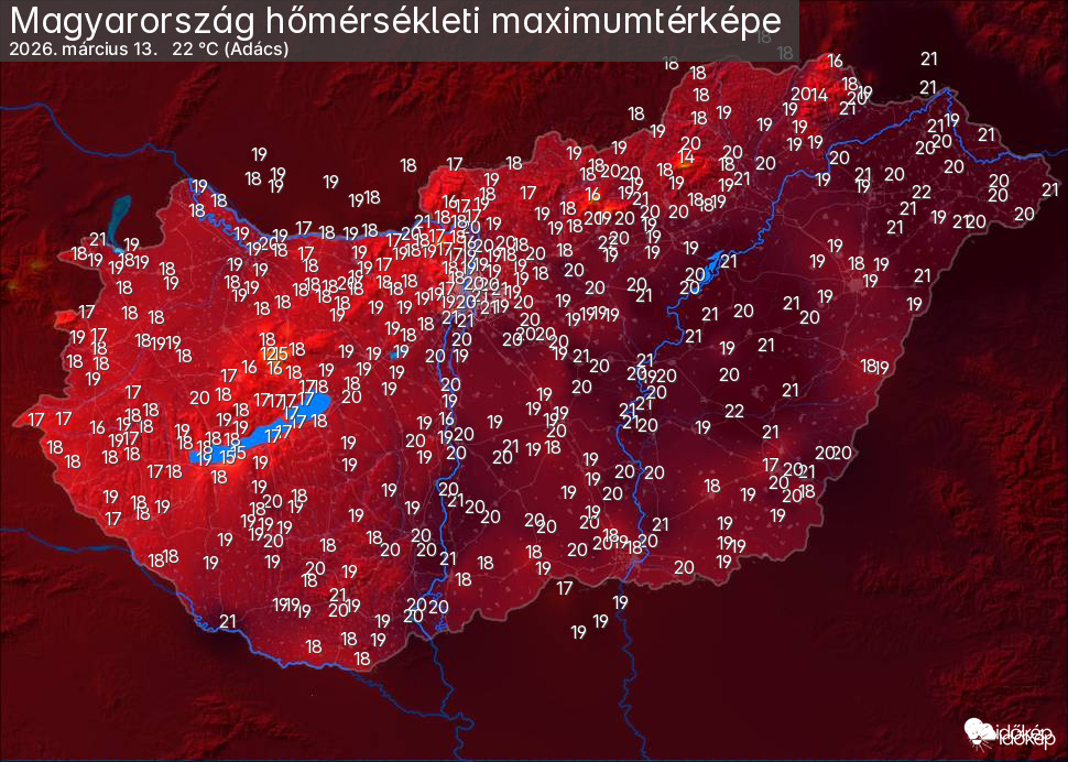 Péntek volt az idei év eddigi legenyhébb napja