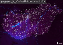 Kedd reggeli minimumok