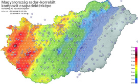 24 órás csapadék