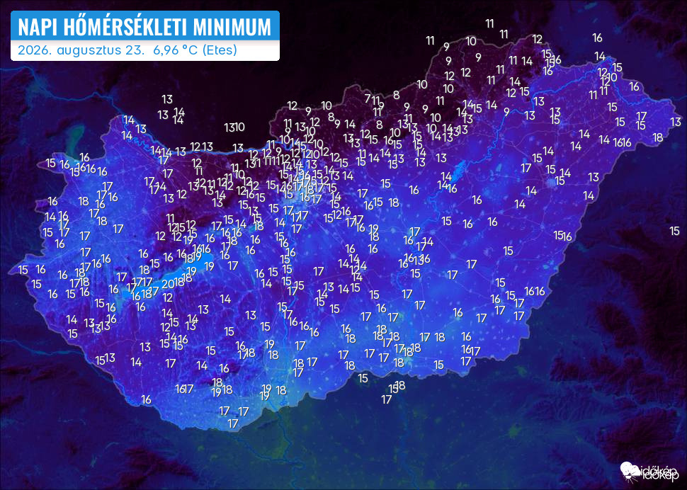 Frissítő volt északon a reggel