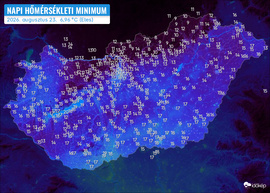 Frissítő volt északon a reggel