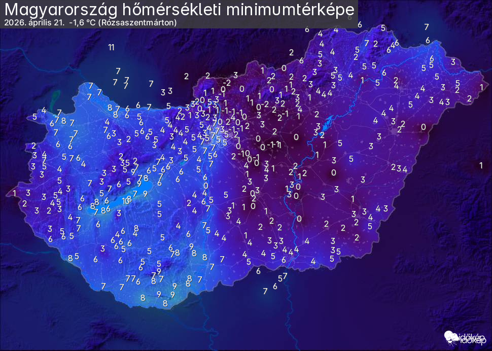 A keddi minimumtérkép