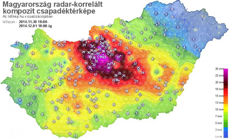 Rengeteg eső