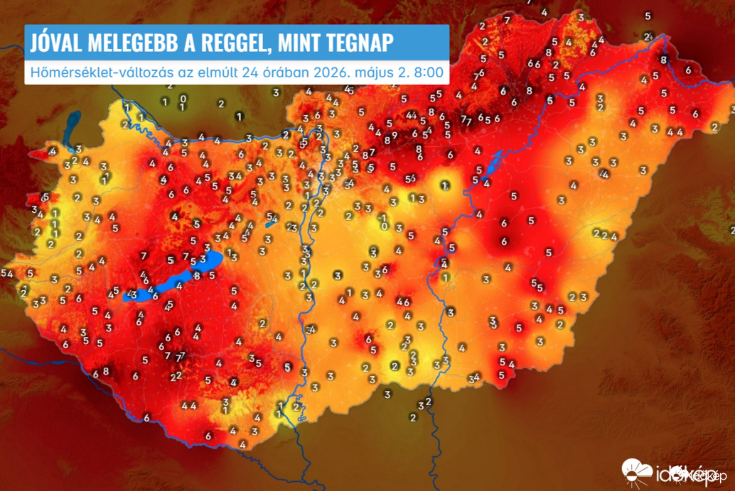 Egyre melegebb reggelek jönnek