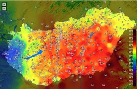 20 fok alá hűlt a levegő a csapadékos részeken
