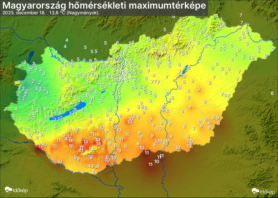 Már-már tavaszias idő volt délnyugaton