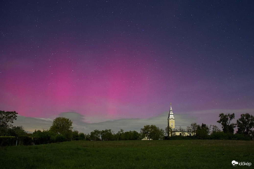 Sarki fény Szlovákiából nézve