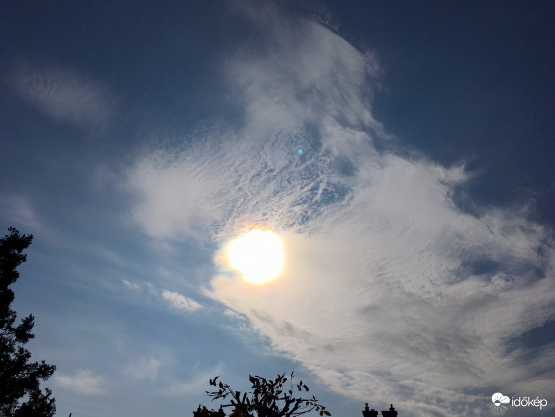 Nyíregyháza délelőtti égkép