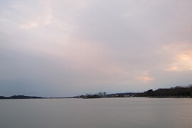 Balatonfüredi alkonyat pasztell színekben-2. 