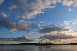 Hidegfronti felhők Balatonfüred fölött-2.