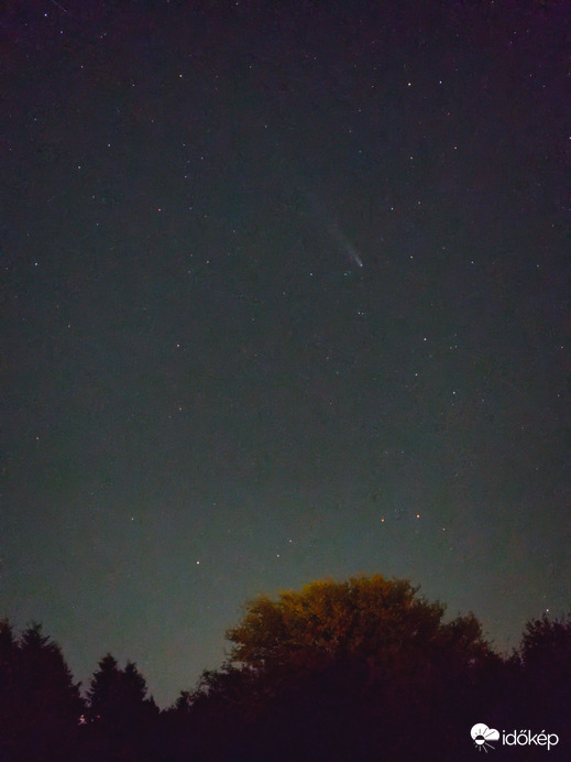 Az üstökös tegnap este.