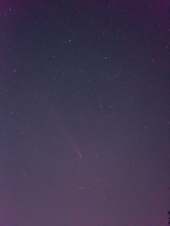 Az üstökös tegnap este.