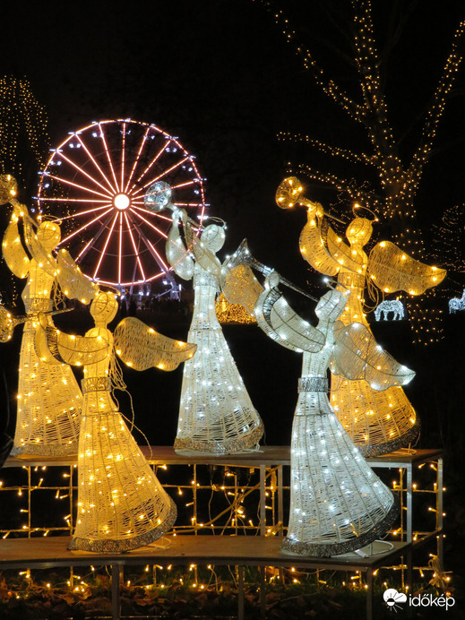 Fényszobor park adventi időszak