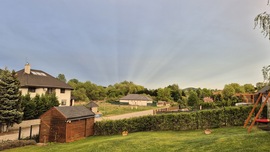 anticrepuscular rays