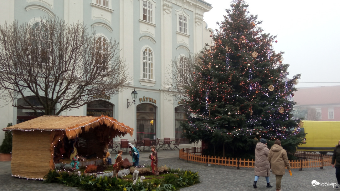 Székesfehérvár ma a ködben