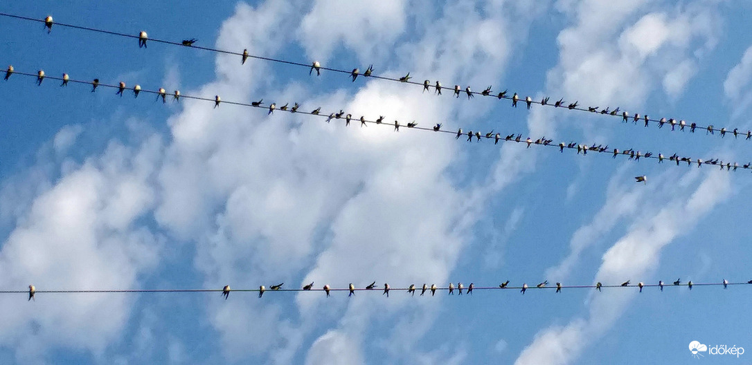 A mai égkép: vidám! :)