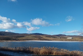 A Vecseklői tó télen 