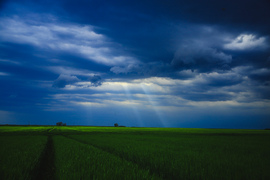 Tyndallos sötét égbolt 