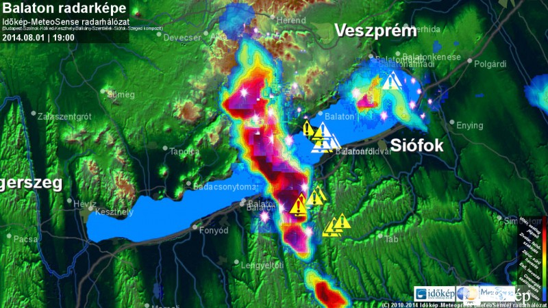 Időkép Radar-140801-1900HLT