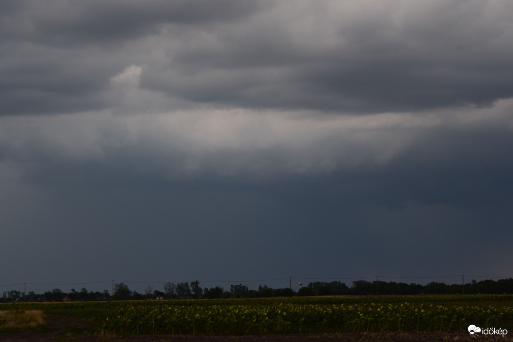 Dévaványa a zivatar idején
