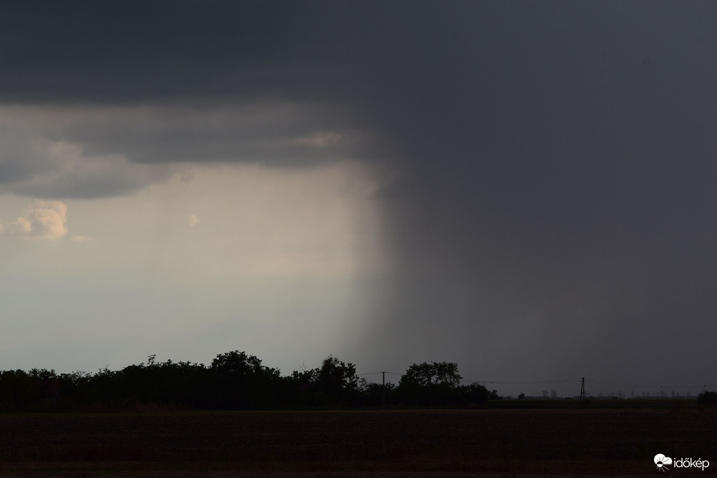 Dévaványa a zivatar idején