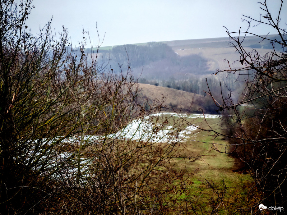 Még akad egy kis hó. 